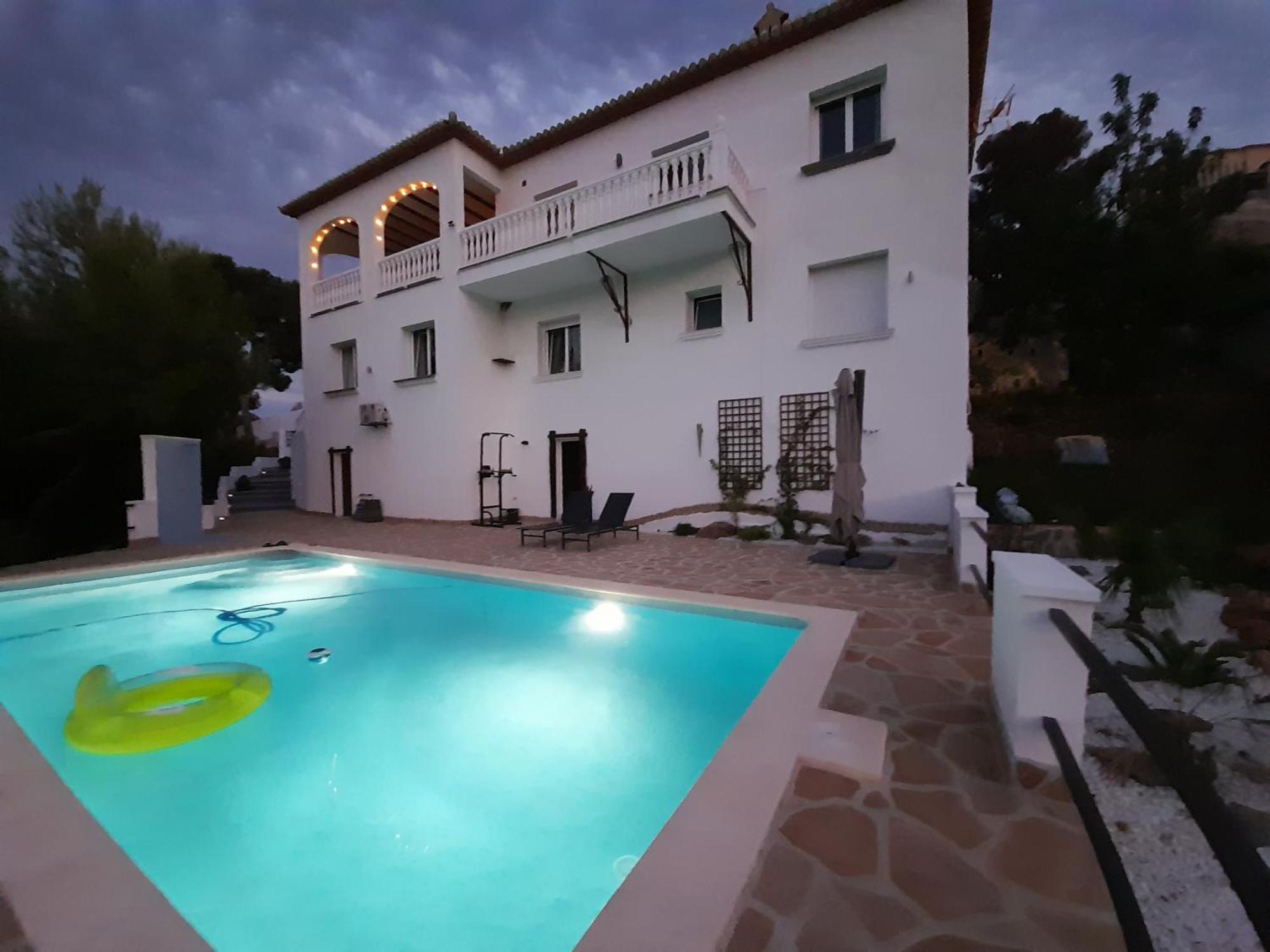 Villa"Kacper"Cerca De Gandia ,Con Vistas Al Mar Y Montanas ,Piscina 8-10 Personas Ador Экстерьер фото